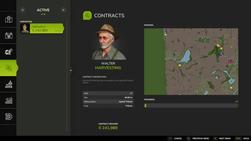 Create Harvest Contracts - screenshot 3