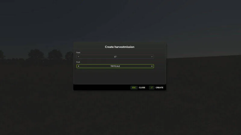 Create Harvest Contracts