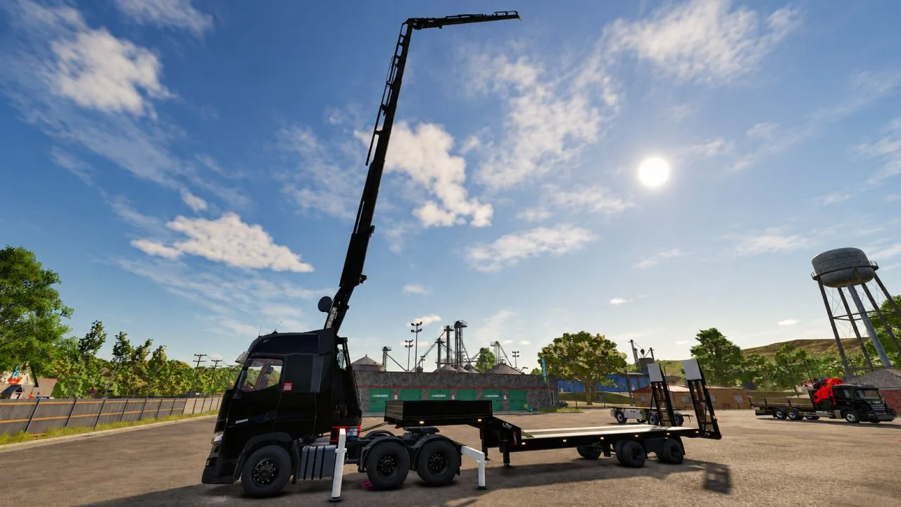 Renault T HMF 60 20 Crane + Fly jib FS25 - screenshot 3
