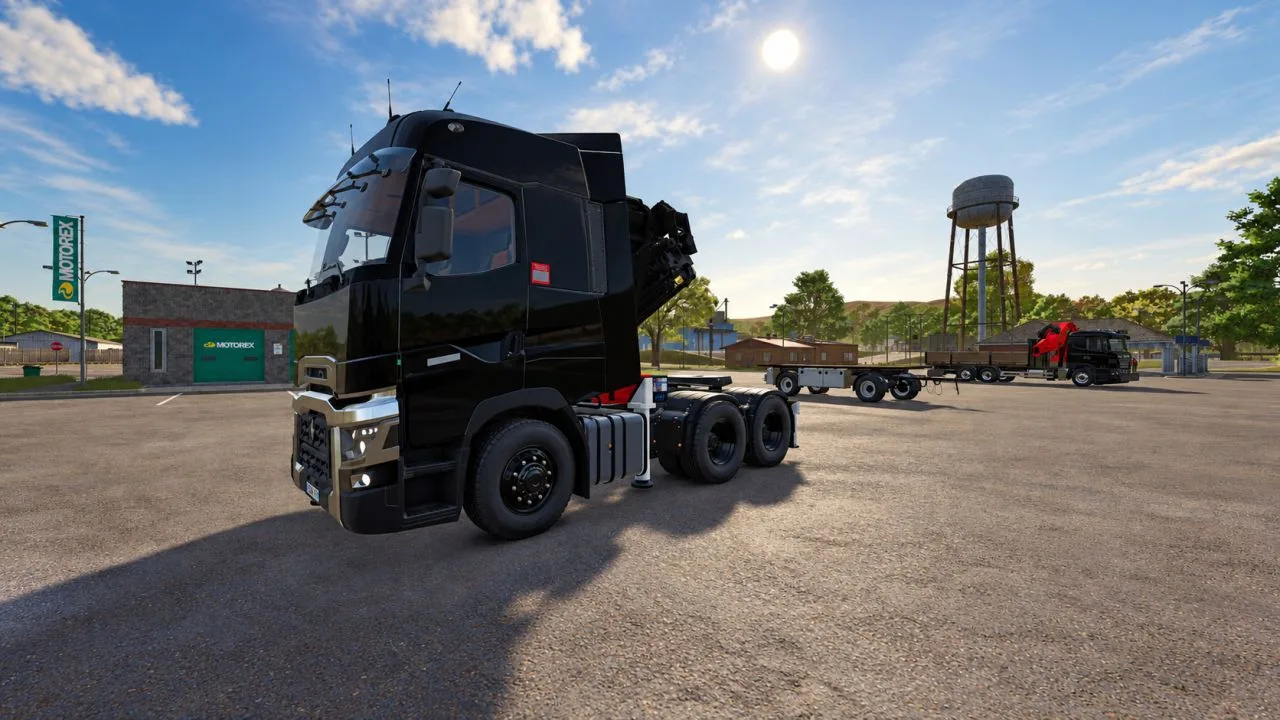 Renault T HMF 60 20 Crane + Fly jib FS25 - screenshot 1