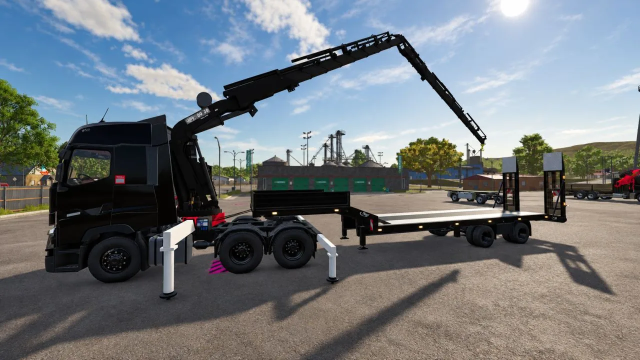 Renault T HMF 60 20 Crane + Fly jib FS25 - screenshot 2