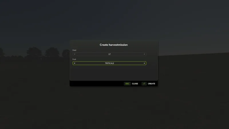 Harvestmission Creator FS25