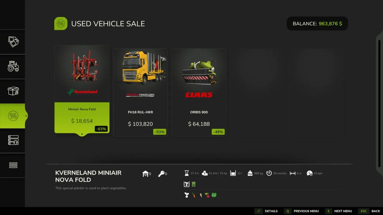 Custom Used Market FS25 - screenshot 2