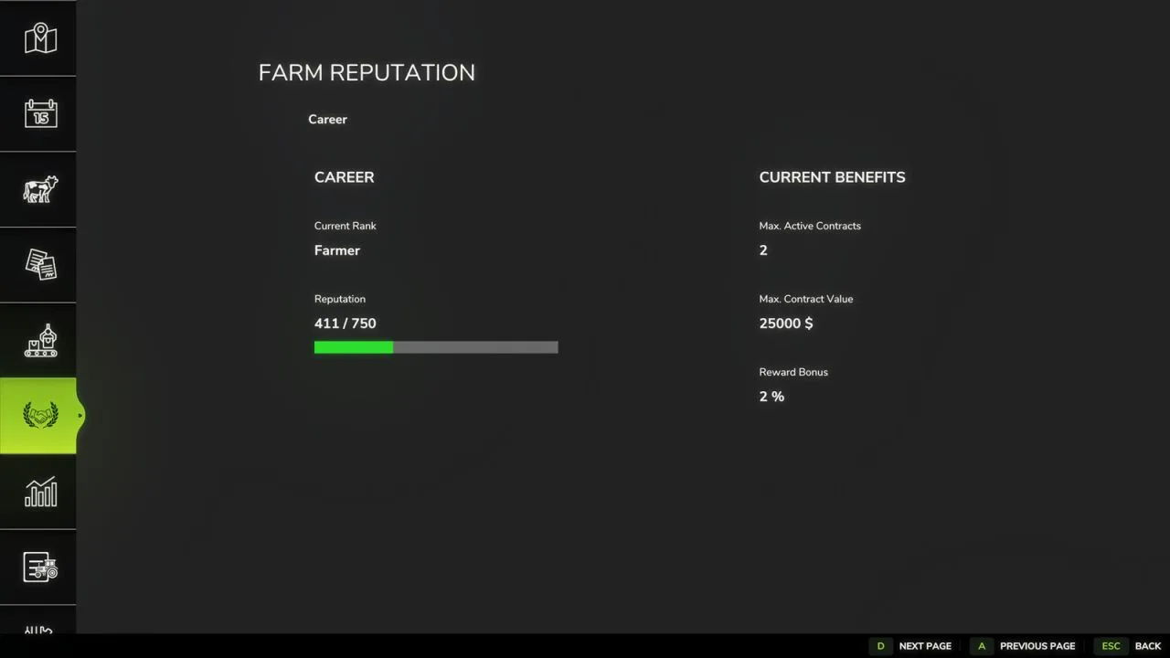 Farm Reputation FS25 - screenshot 2