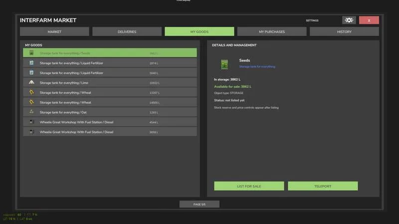 InterFarm Market — Inter-Farm Trading System - screenshot 2