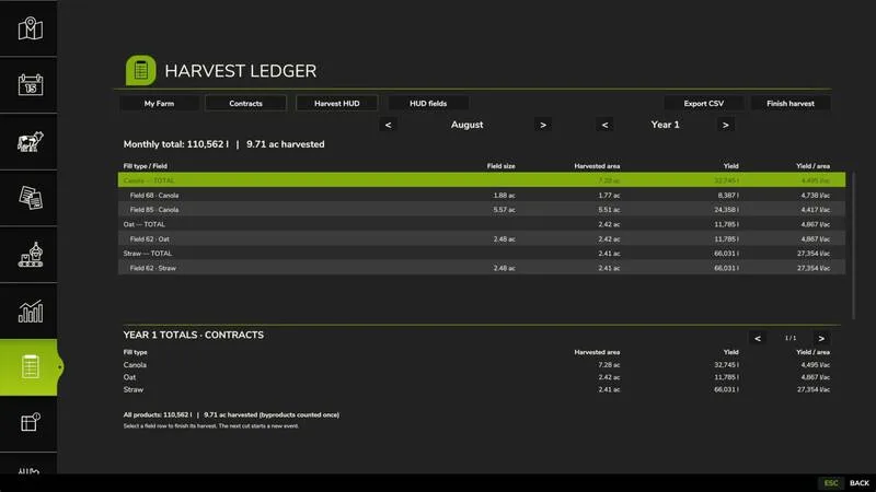 Harvest Ledger - screenshot 3