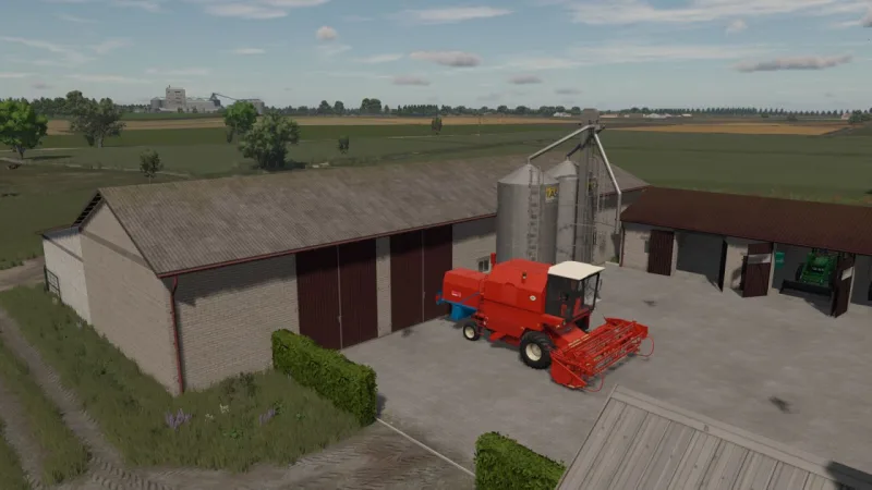 Big Barn With Cows FS25