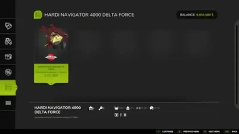 Hardi Navigator 4000 Delta Force Speedy - screenshot 2