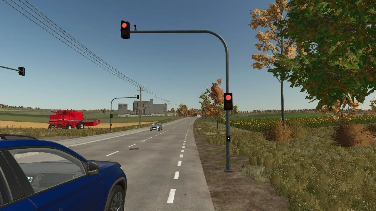 Small orange-red traffic light FS25 - screenshot 2