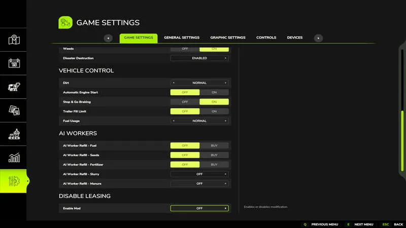 Disable Leasing - screenshot 3