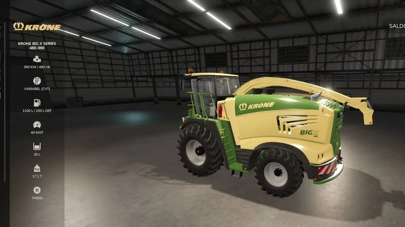 Krone BiG X Series 480-980