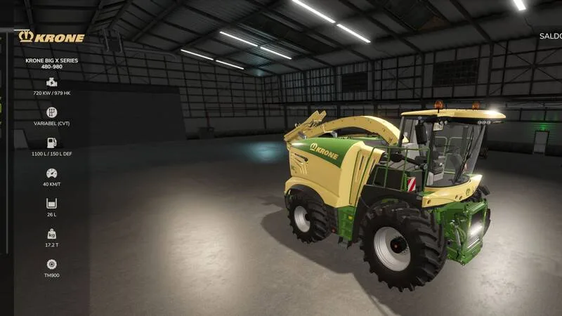 Krone BiG X Series 480-980 - screenshot 2