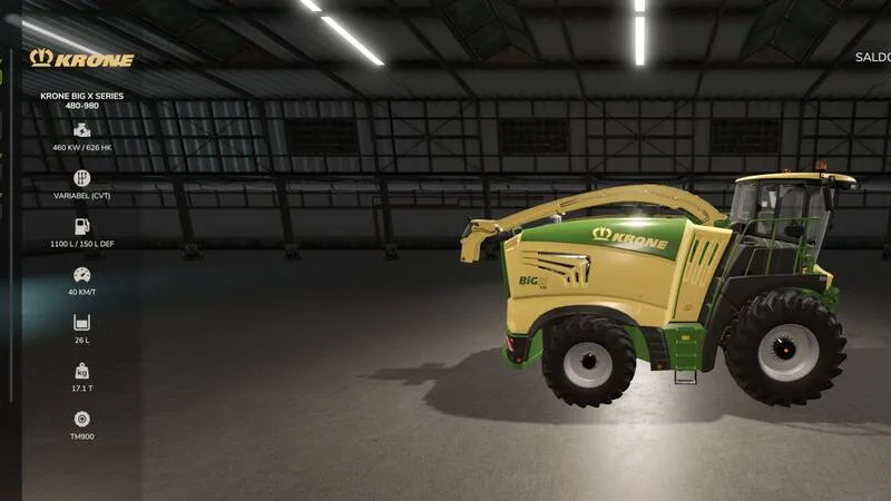 Krone BiG X Series 480-980 - screenshot 3