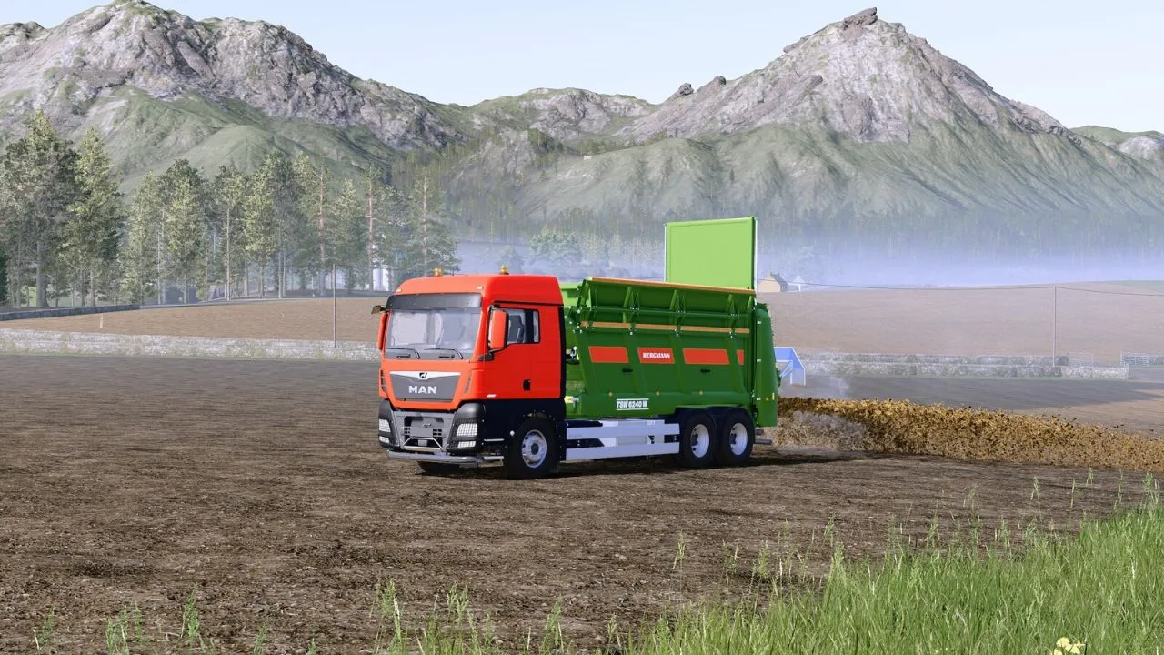 MAN TGX 26.640 TSW 6240W Spreader FS25 - screenshot 3
