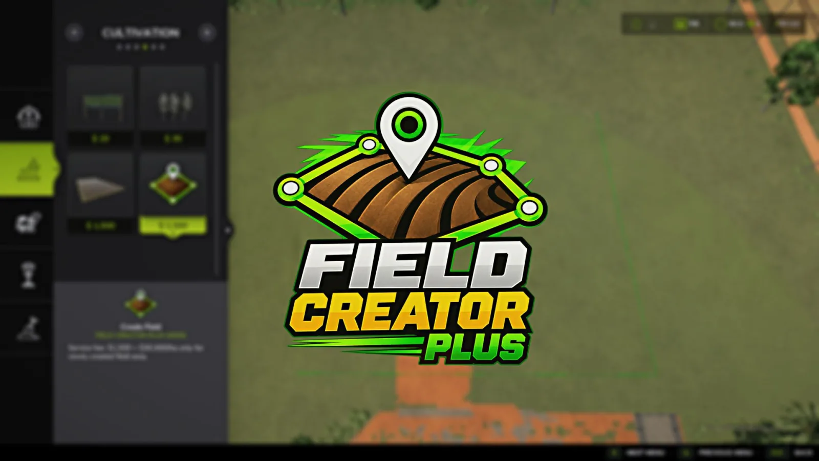 Field creation FS25 - screenshot 1