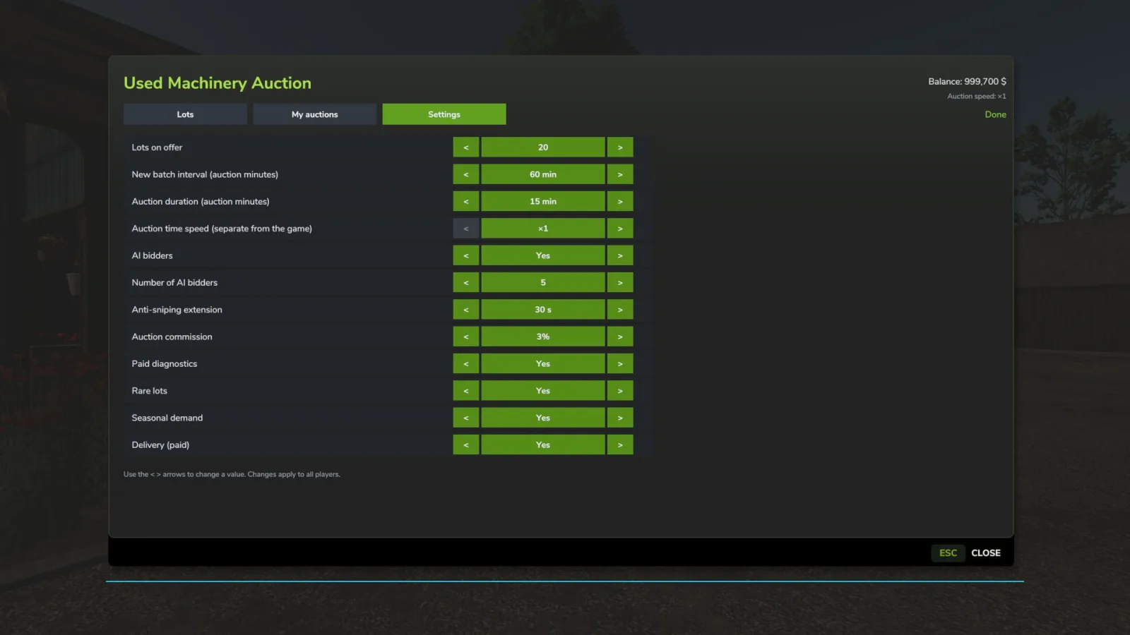 Used Machinery Auction FS25 - screenshot 3