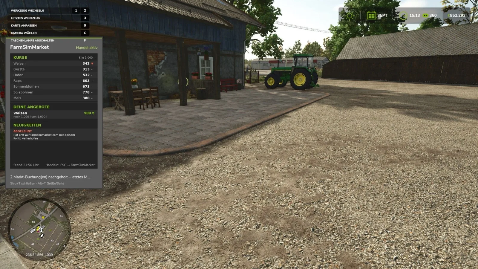 FarmSimMarket – Player Market & Rankings FS25 - screenshot 3