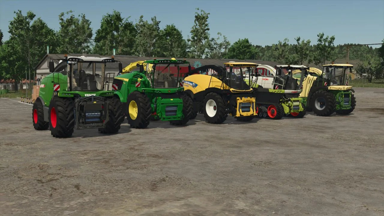 Forage Harvesters With Pipe Control FS25