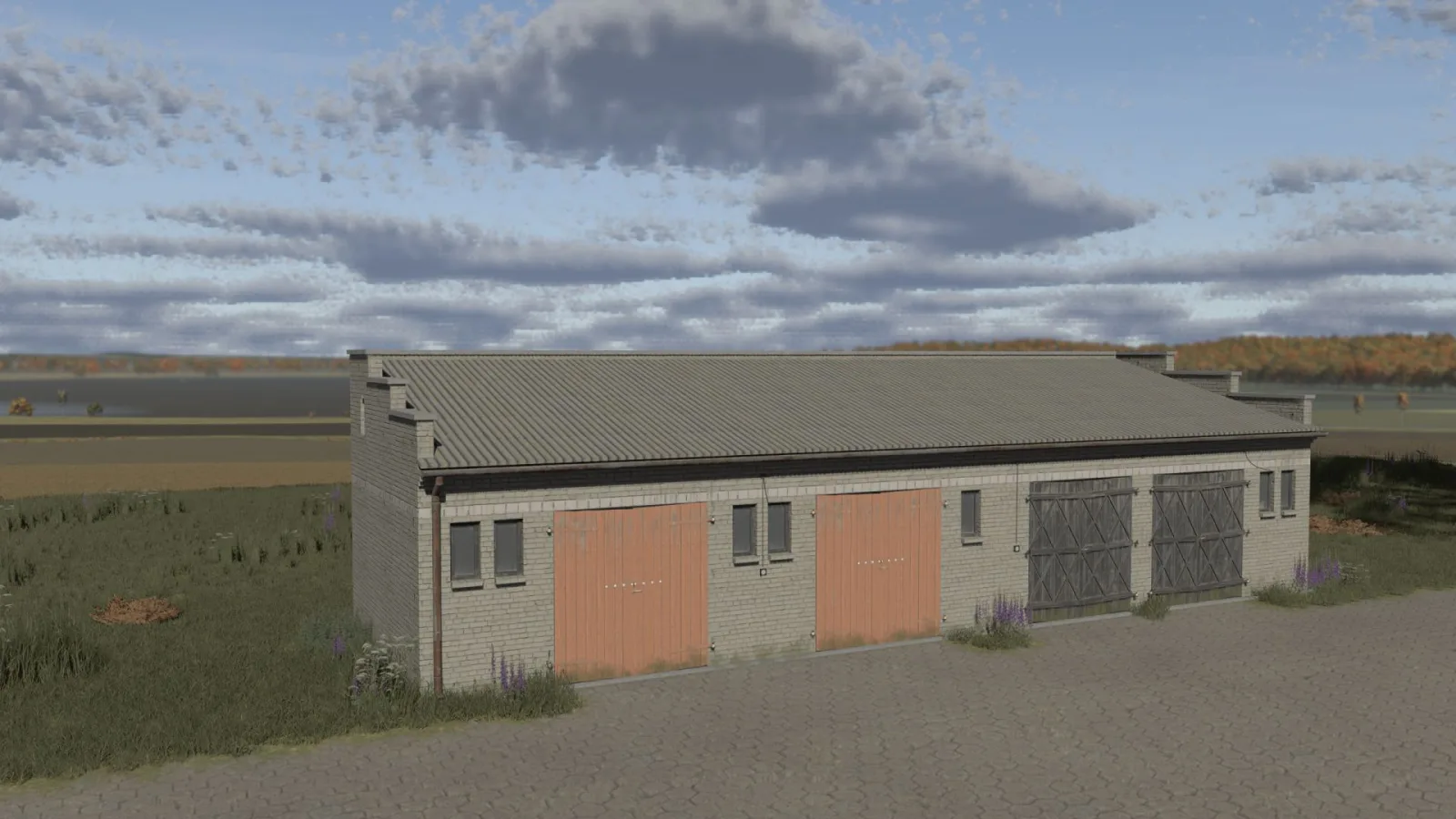 Small brick garage FS25 - screenshot 3