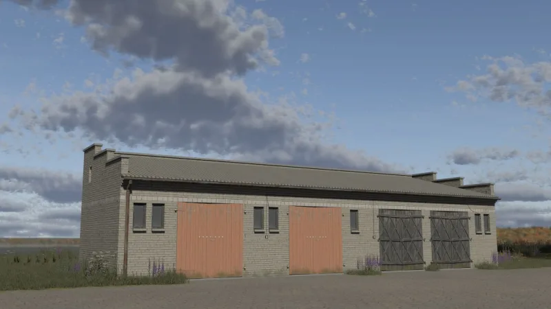 Small brick garage FS25