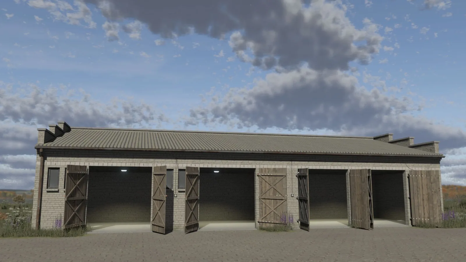 Small brick garage FS25 - screenshot 2