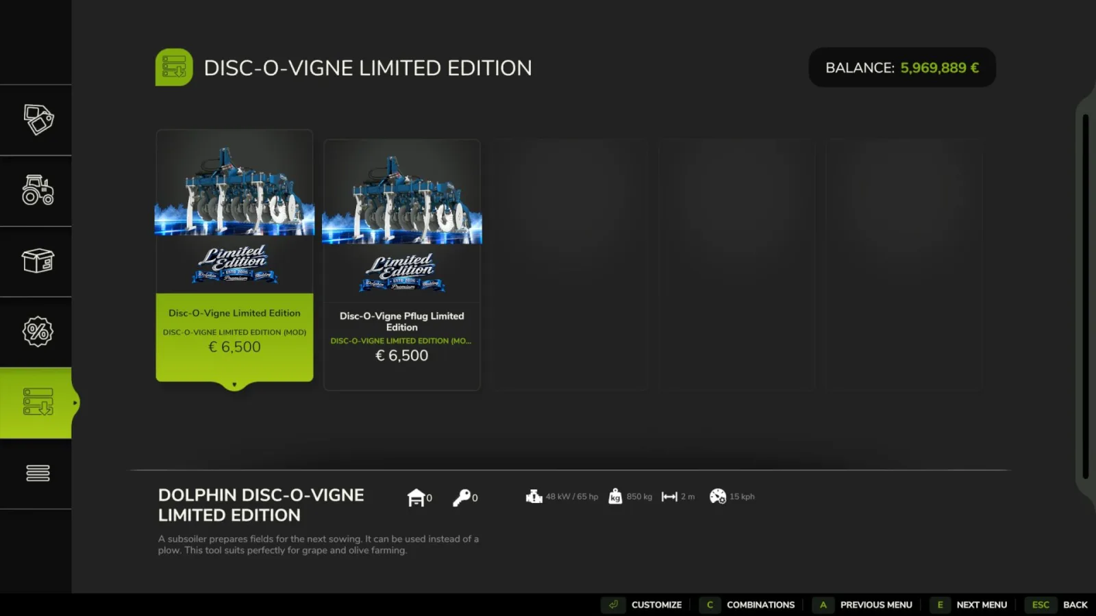Disc O Vigne Limited Edition FS25 - screenshot 2