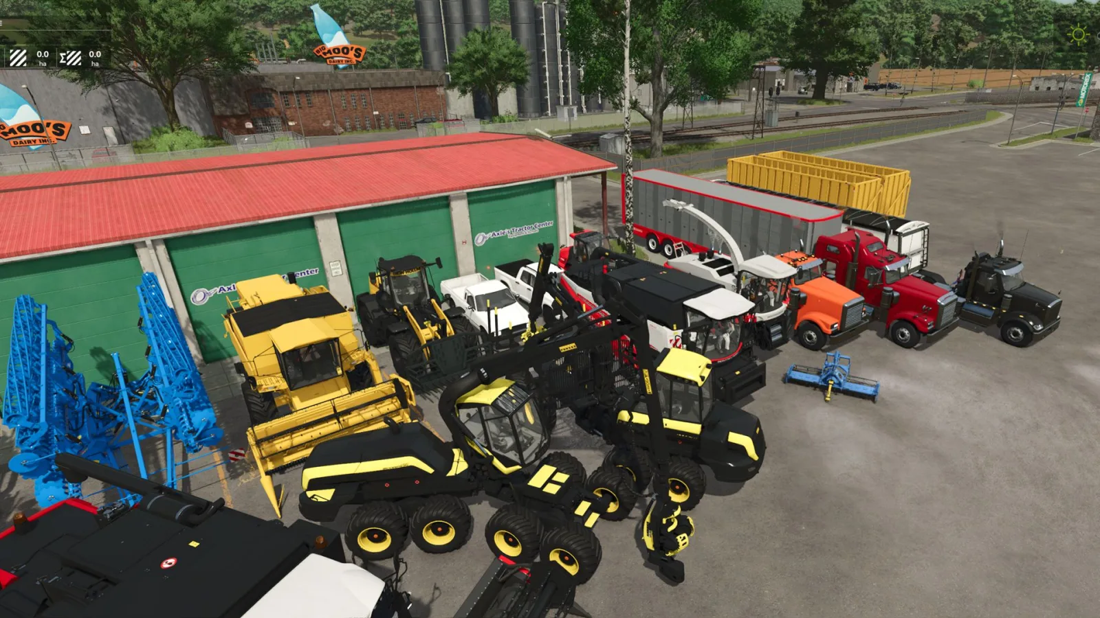 FS19 Vehicles and Tools (L-R) FS25