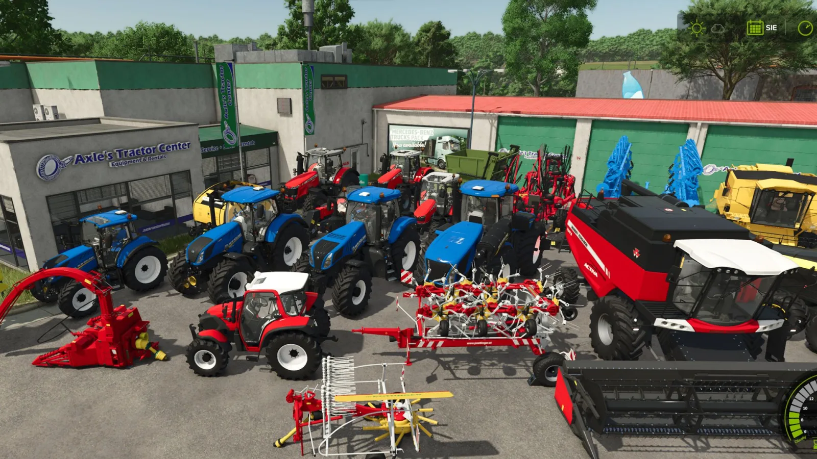 FS19 Vehicles and Tools (L-R) FS25
