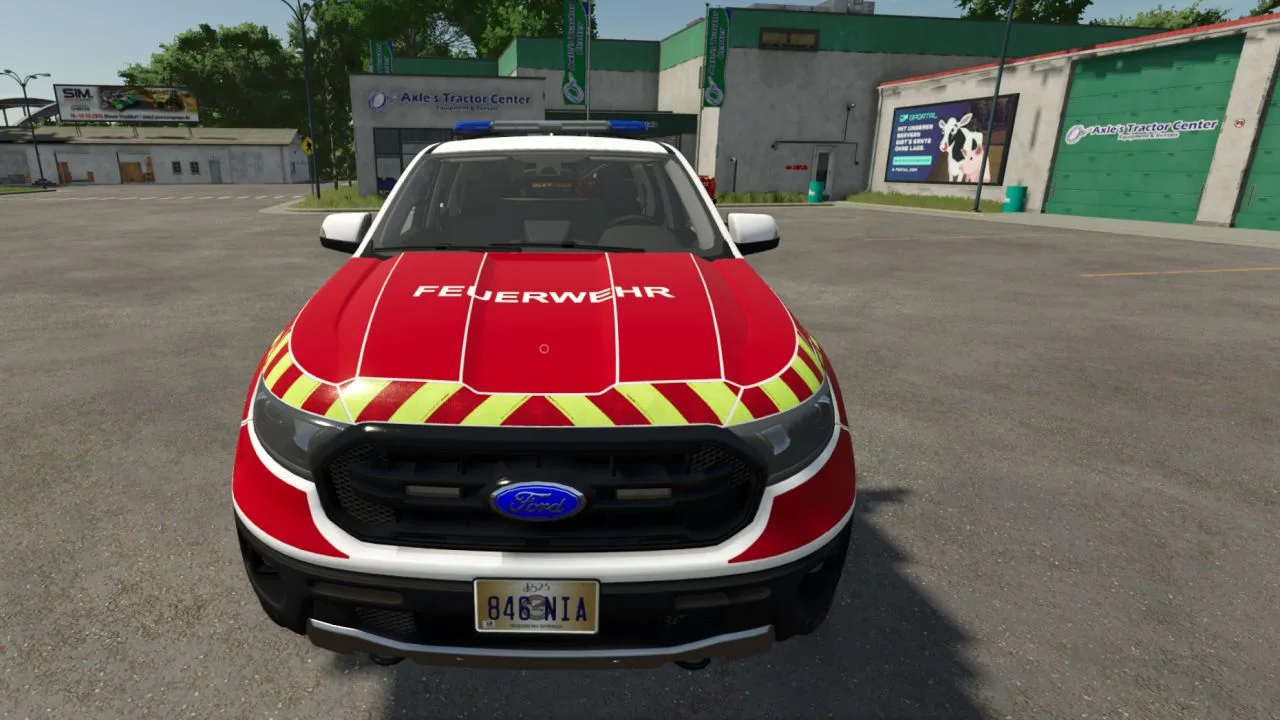 Mittelberg Volunteer Fire Department Design Ford Ranger FS25 - screenshot 2