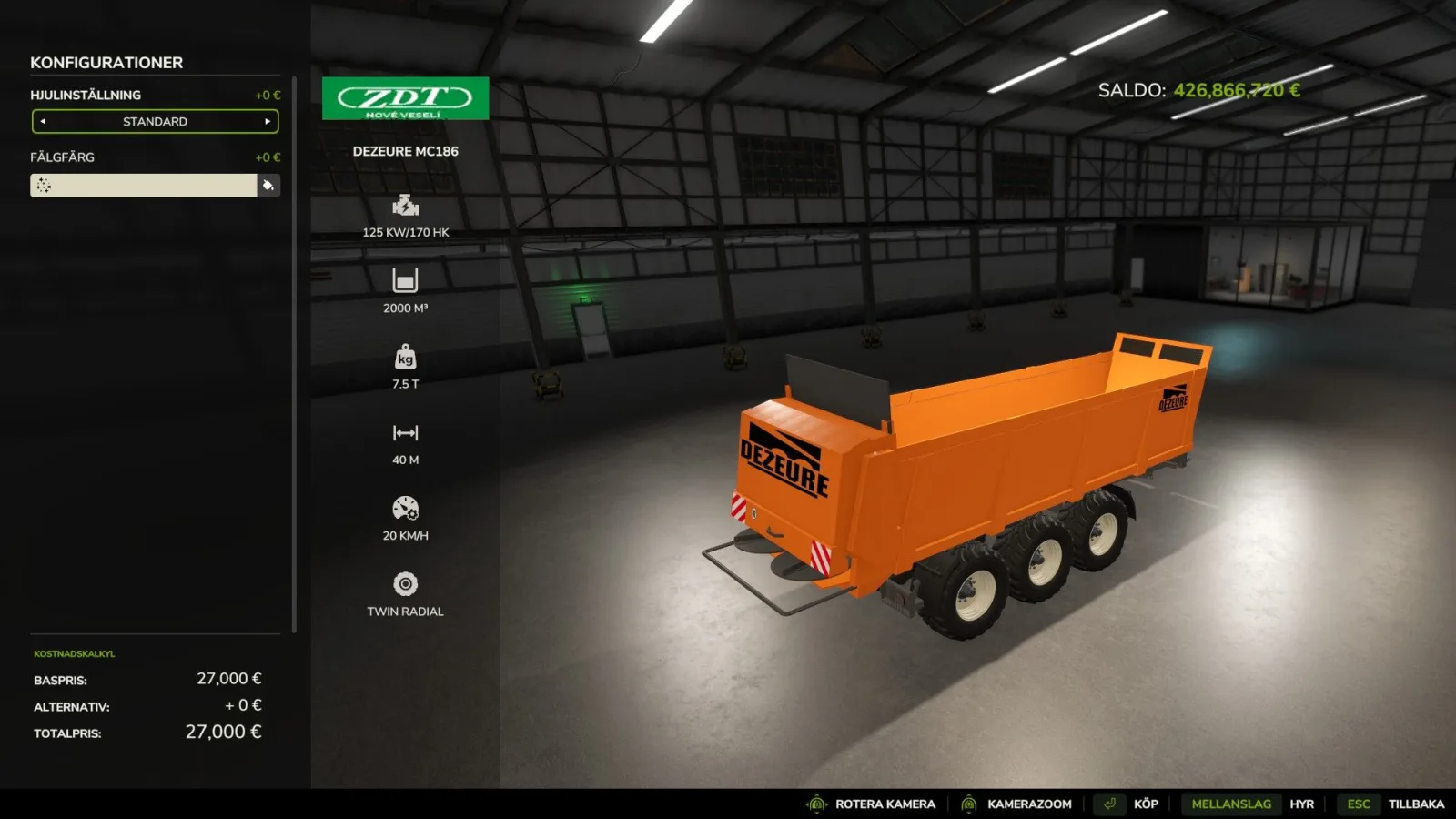 Dezeure MC186 V2 FS25 - screenshot 2