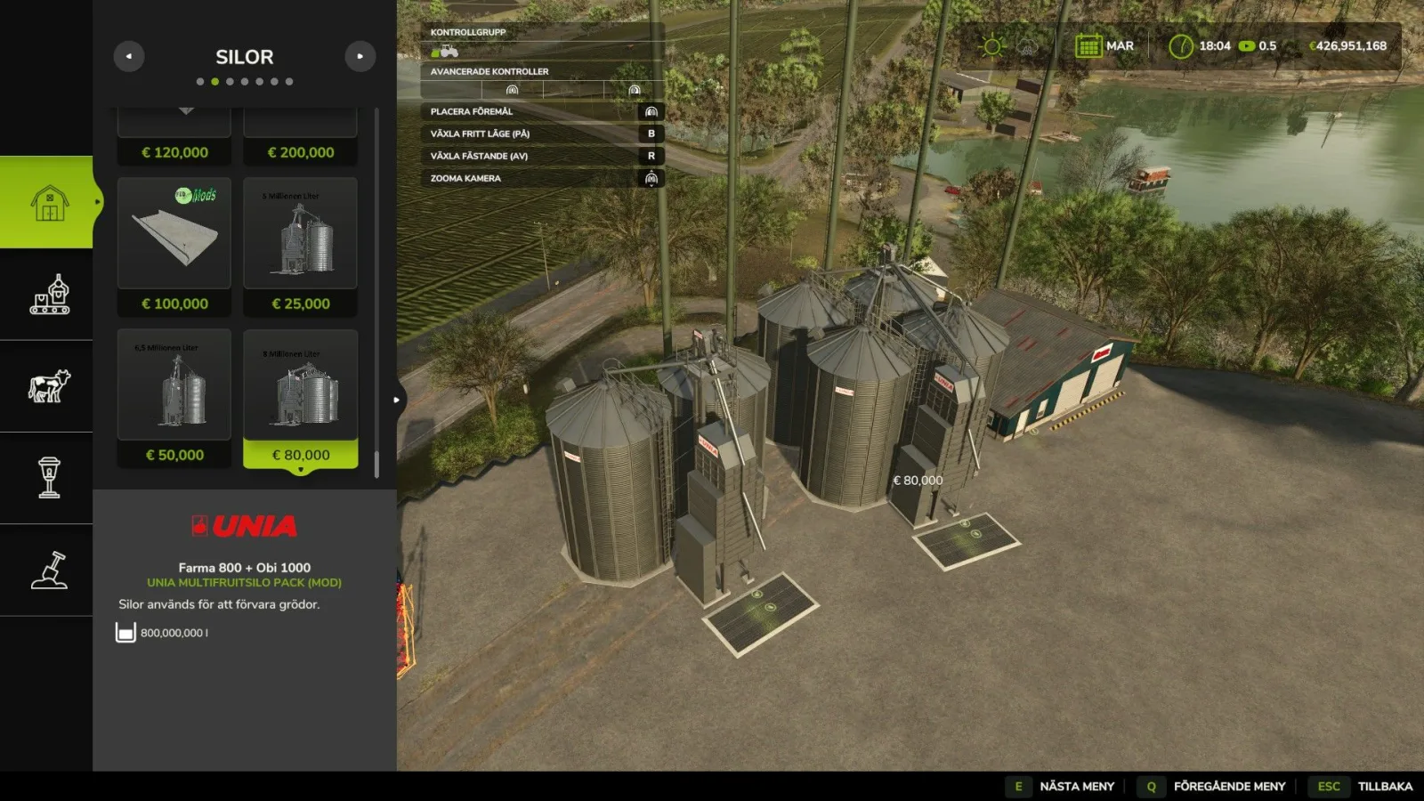 Unia Multifruit Silo Pack V2 FS25 - screenshot 1