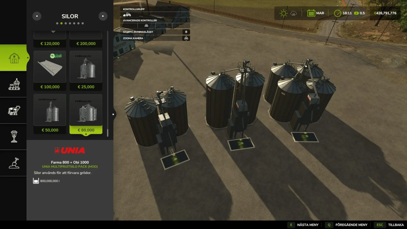Unia Multifruit Silo Pack V2 FS25 - screenshot 3