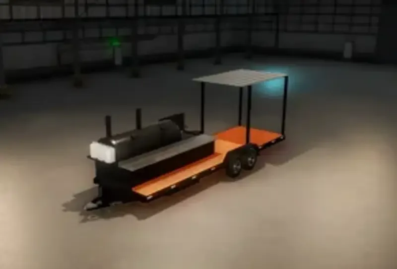 TNF BBQ Smoker Trailer - screenshot 2