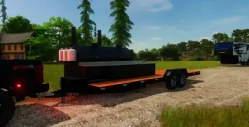 TNF BBQ Smoker Trailer - screenshot 1