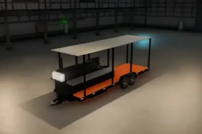 TNF BBQ Smoker Trailer - screenshot 3