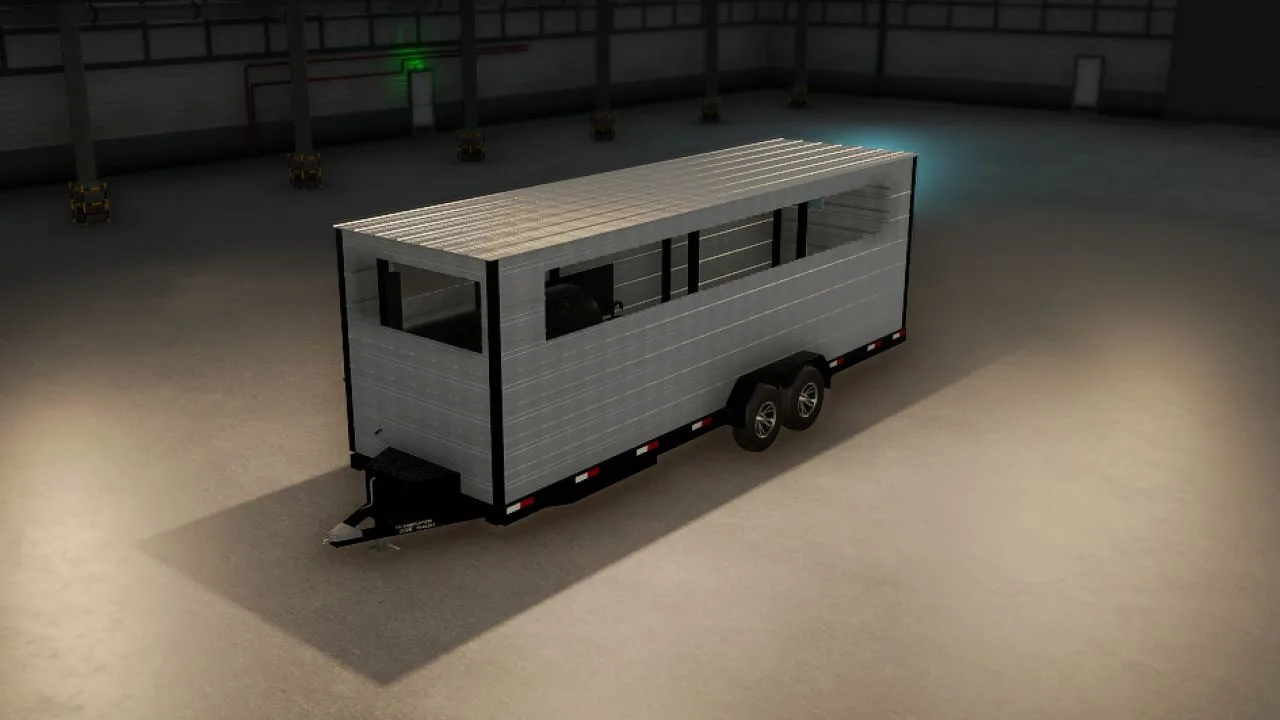 2026 TNF BBQ Pit Smoker Trailer FS25 - screenshot 3