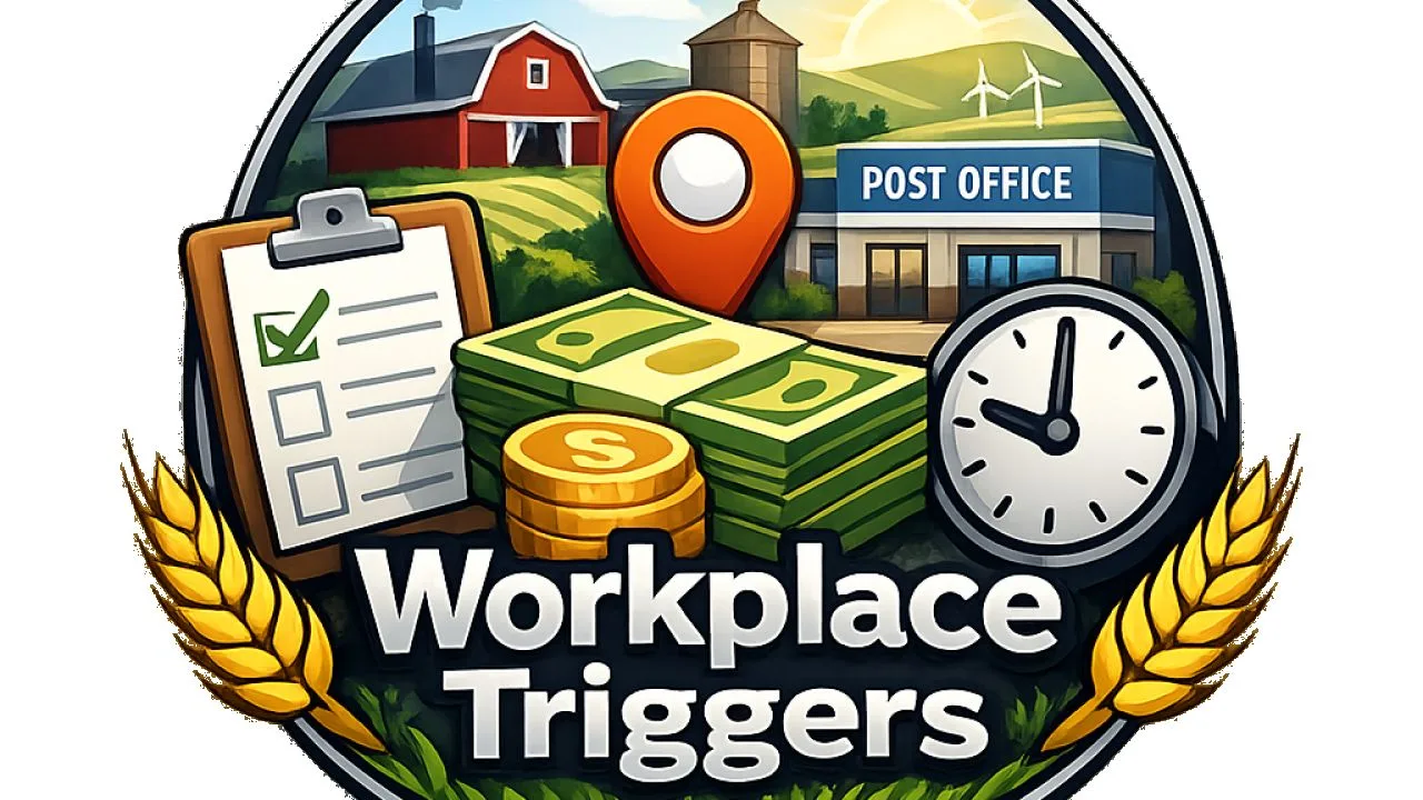 Workplace Triggers FS25 - screenshot 1