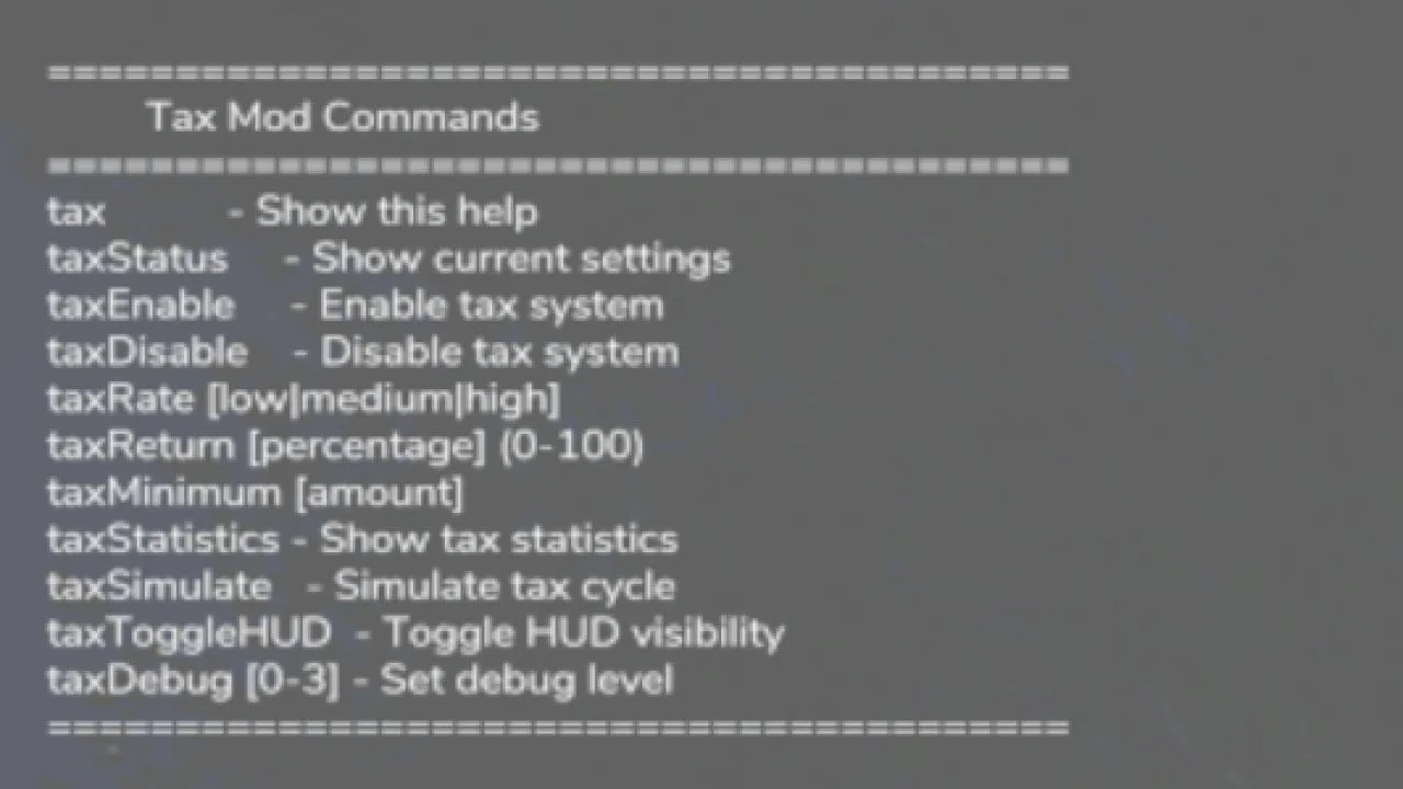 Tax Mod FS25 - screenshot 3