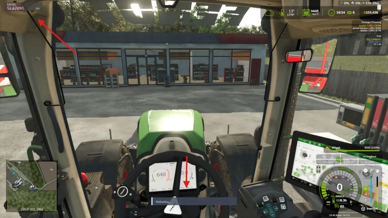 Realistic Fuel Costs FS25 - screenshot 2