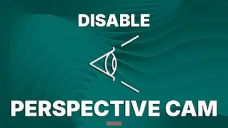 Disable Perspective Camera - screenshot 1