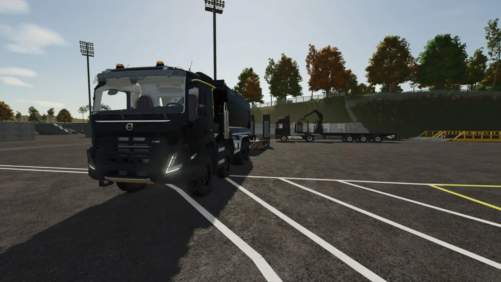Volvo FMX Tipper HMF 3220 Crane FS25 - screenshot 2