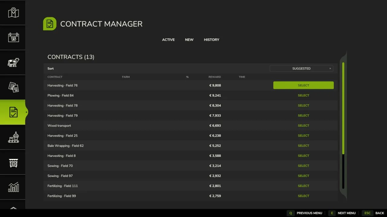 Contract Manager FS25 - screenshot 3