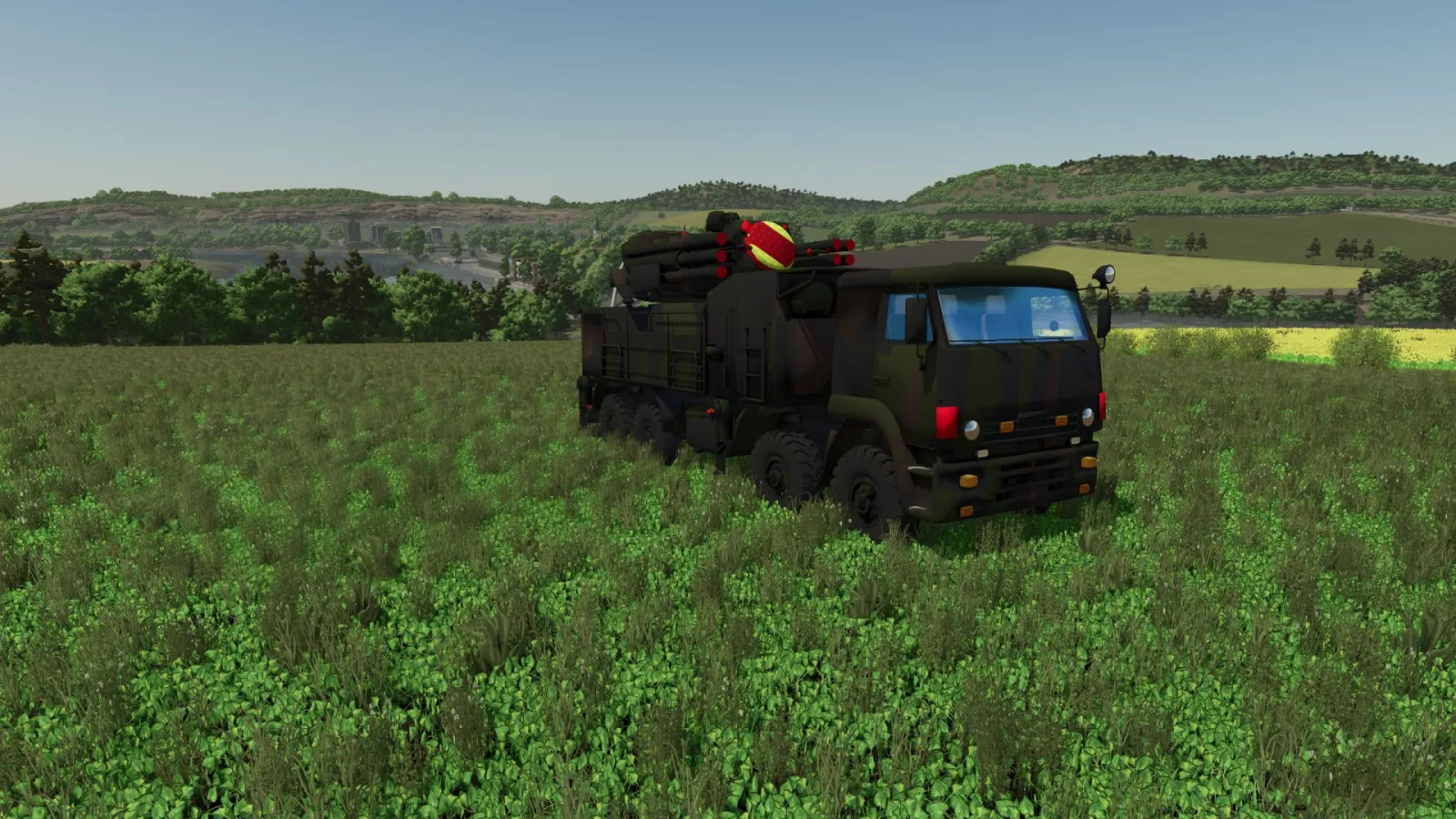 KAMAZ Air Defense System (8x8 Heavy Chassis with Combined Radar and Missile Tower) FS25 - screenshot 1