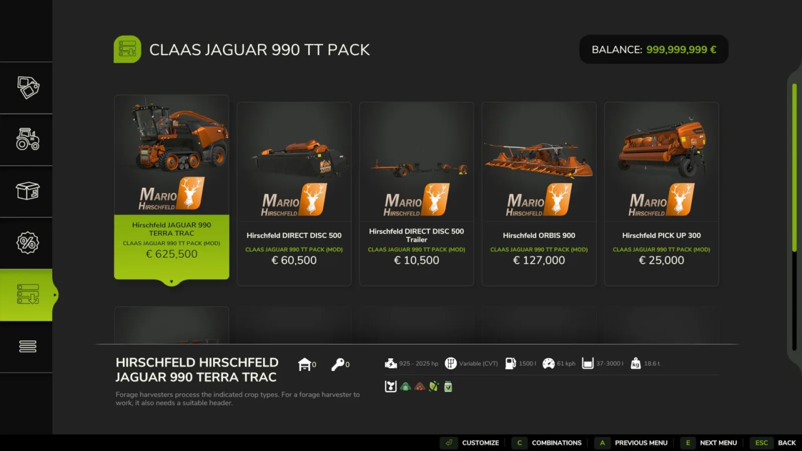 Claas Jaguar Power Pack FS25