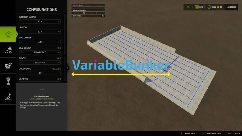 Variable Bunker Silo - screenshot 1