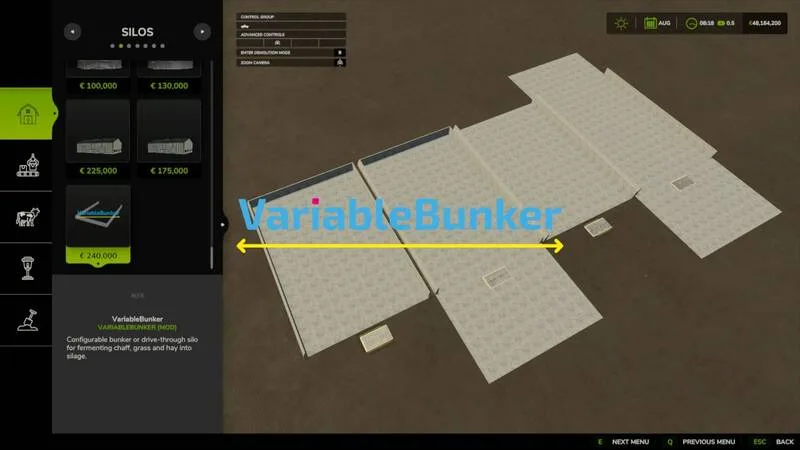 Variable Bunker Silo - screenshot 2