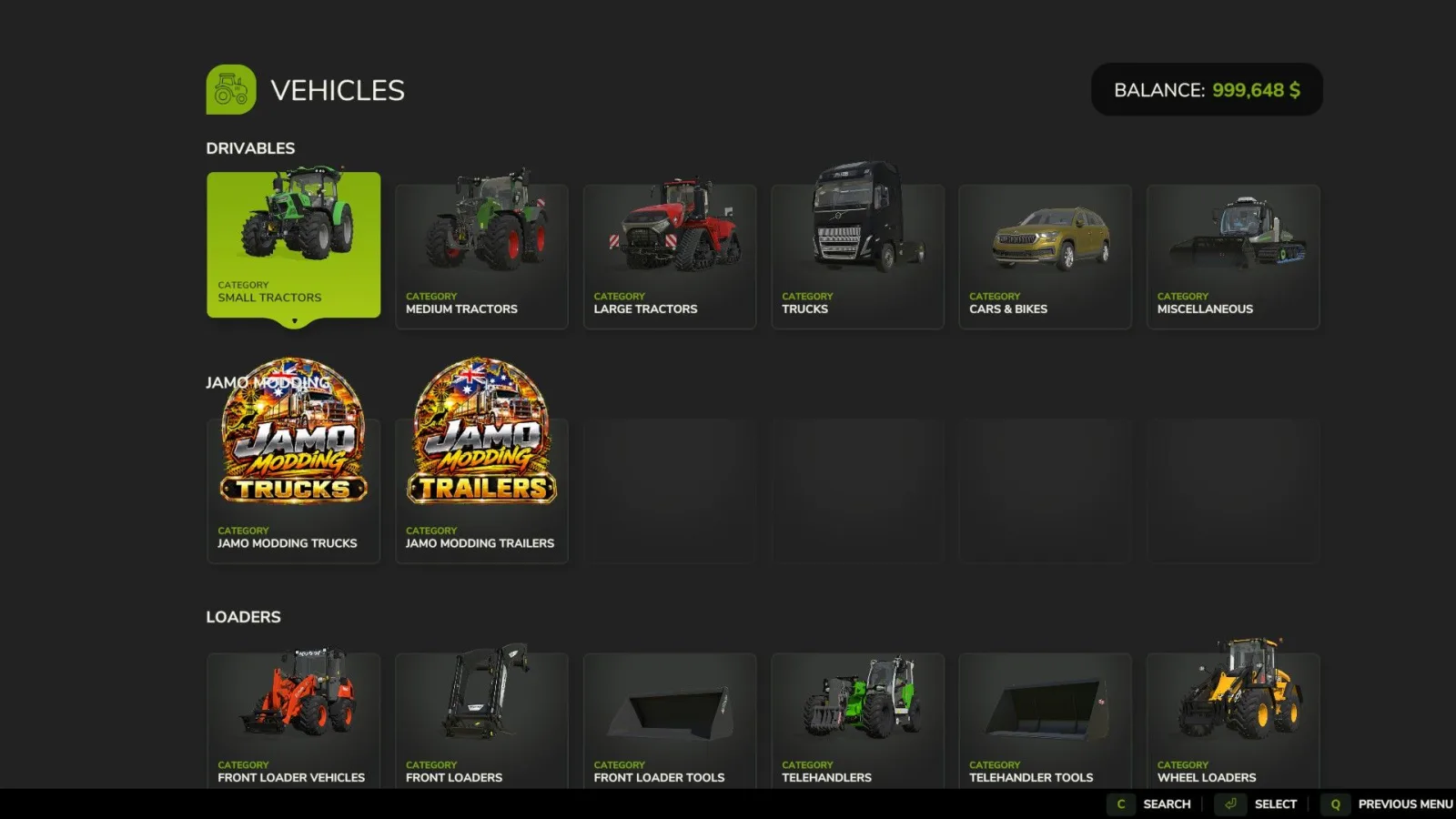 Store Category (Jamo Modding) FS25