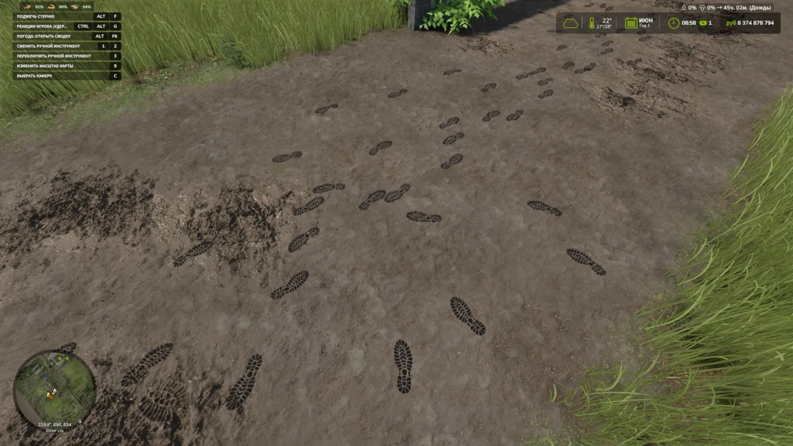 Footprints FS25