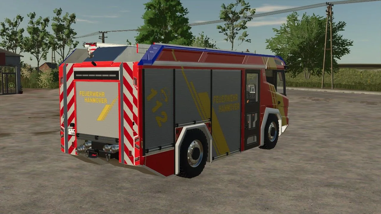 Rosenbauer RT Hannover Fire Department FS25 - screenshot 2