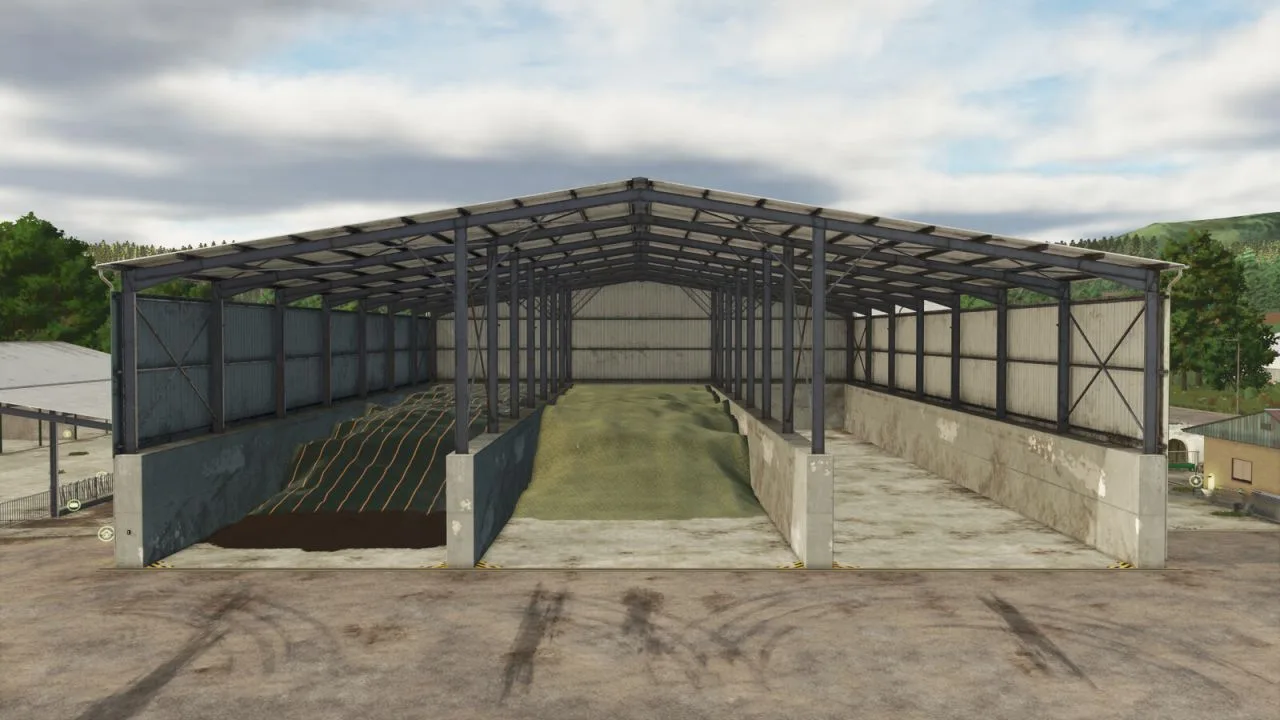 Lizard Covered Multi Bunkersilos FS25 - screenshot 2